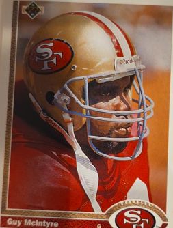 1991 Upper Deck #373 Guy McIntyre — front