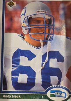 1991 Upper Deck #495 Andy Heck — front