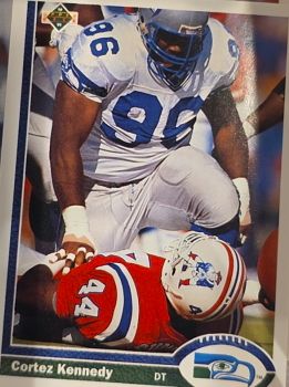 1991 Upper Deck #491 Cortez Kennedy — front