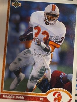 1991 Upper Deck #265 Reggie Cobb — front