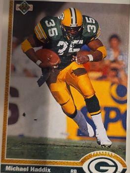 1991 Upper Deck #376 Michael Haddix — front