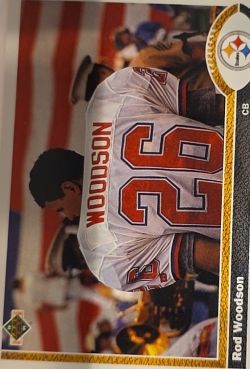 1991 Upper Deck #111 Rod Woodson — front