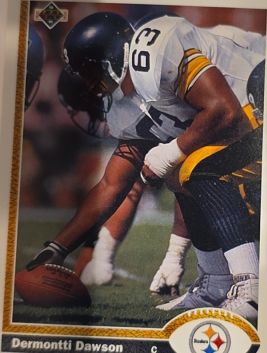 1991 Upper Deck #328 Dermontti Dawson — front