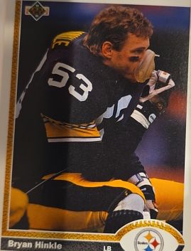 1991 Upper Deck #113 Bryan Hinkle — front