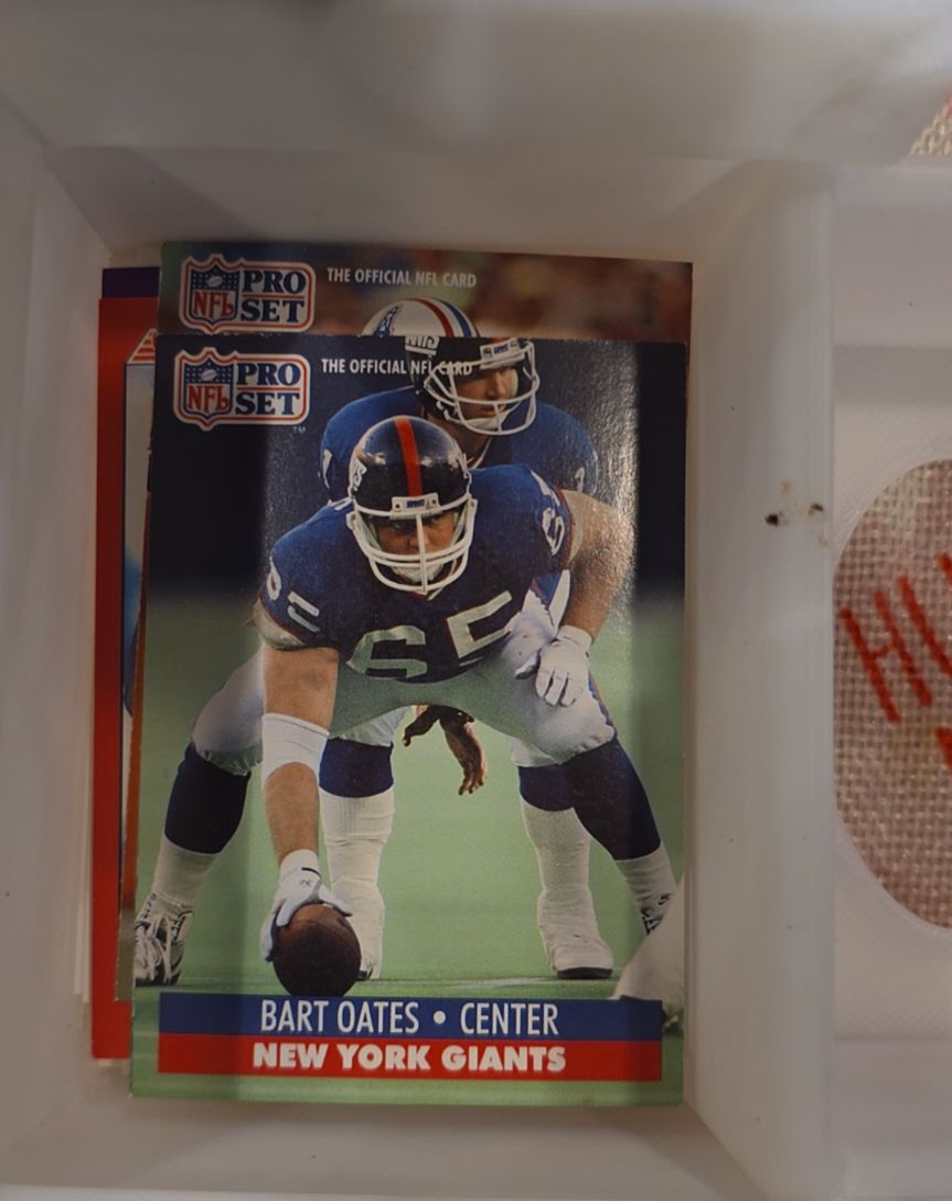 1990 Pro Set #438 Bart Oates — front