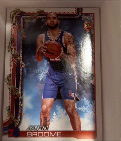 2025-26 Topps Holiday #H195 Johni Broome — front