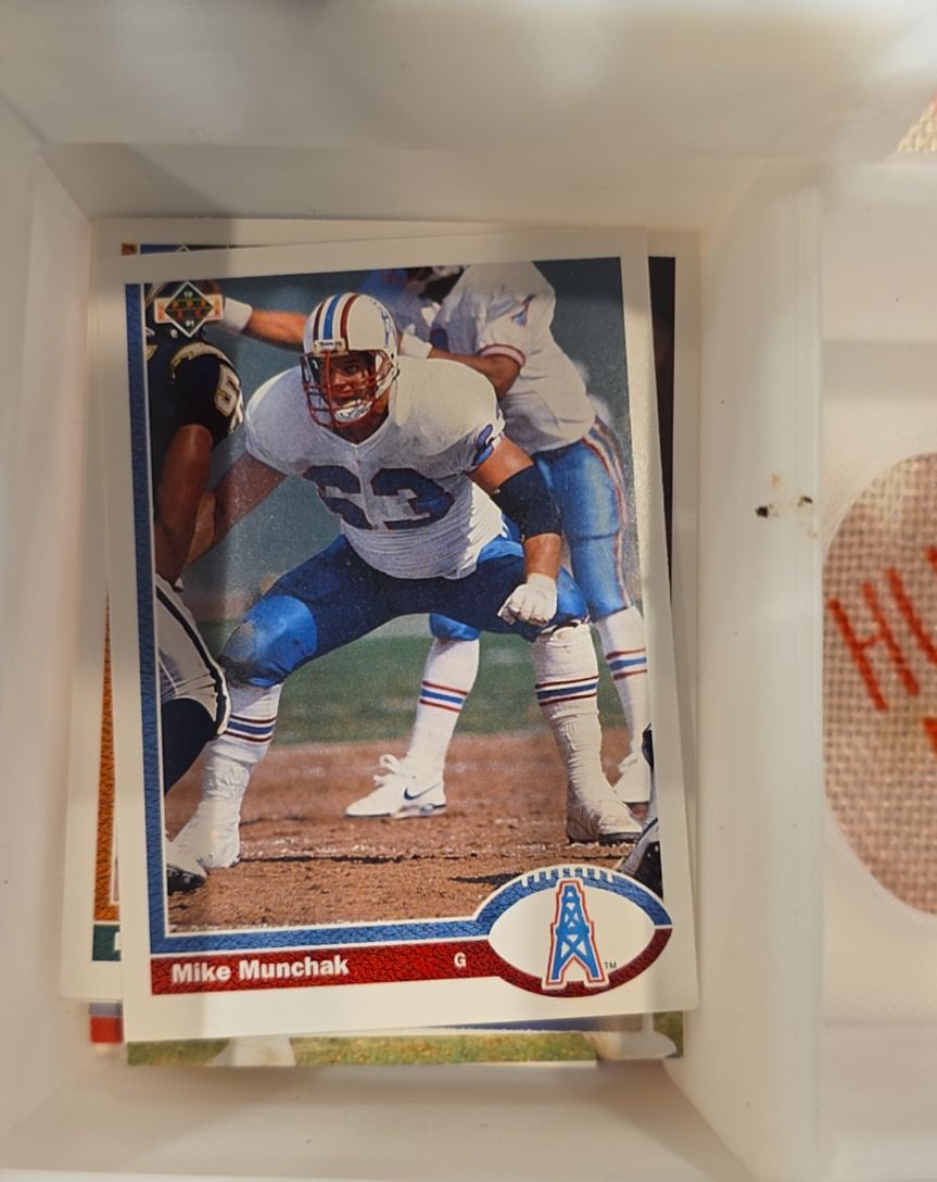 1991 Upper Deck #333 Mike Munchak — front