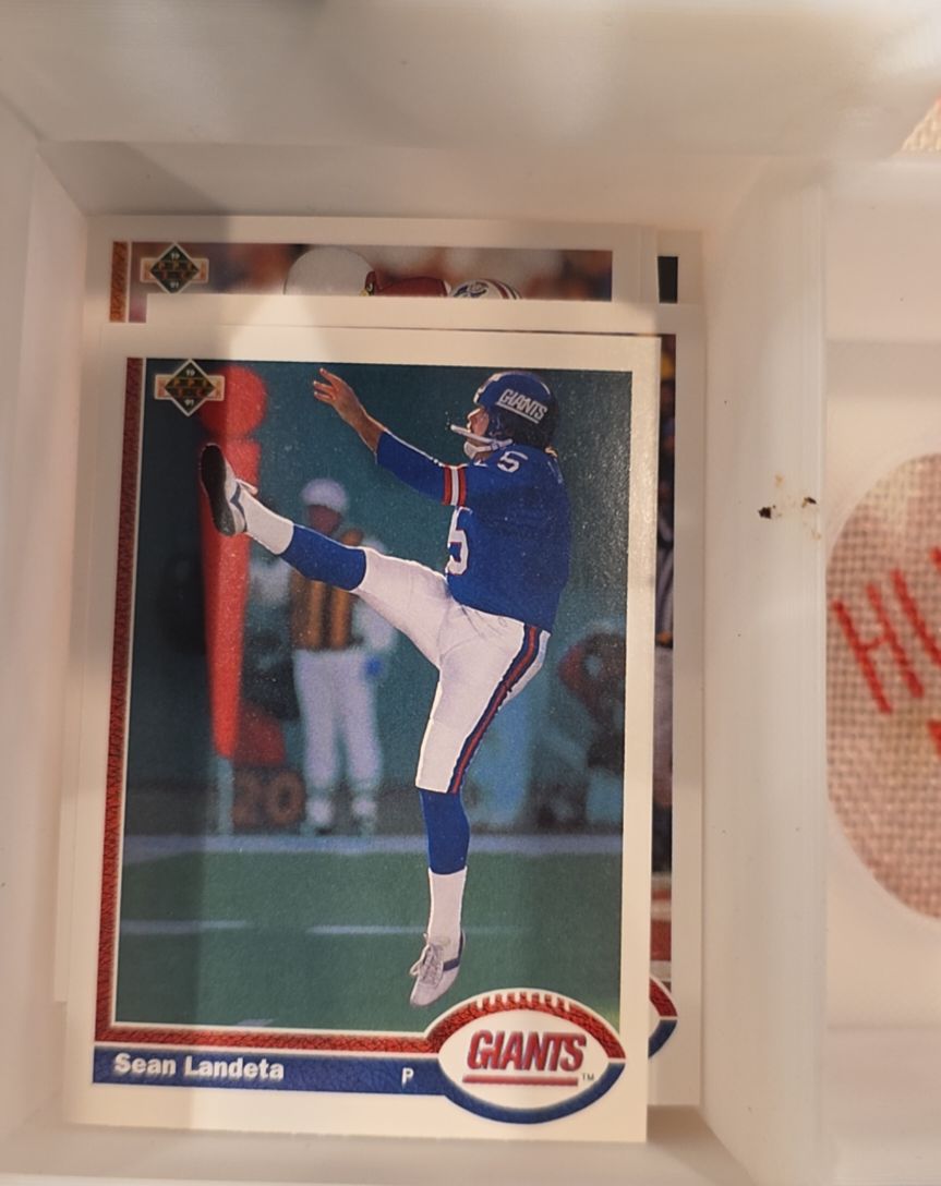 1991 Upper Deck #288 Sean Landeta — front