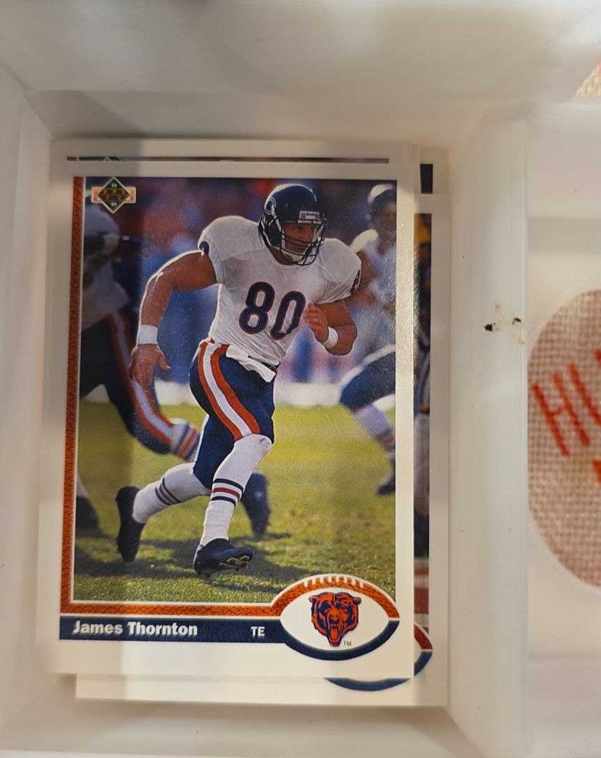 1991 Upper Deck Football #213 James Thornton — front