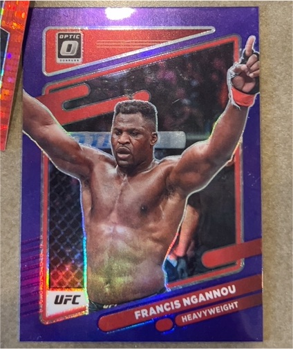 2022 Panini Donruss Optic UFC #30 Francis Ngannou — front