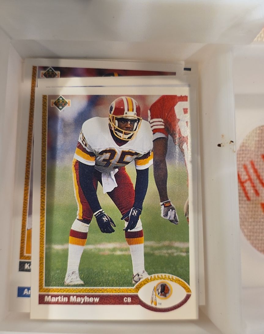 1991 Upper Deck #47 Martin Mayhew — front
