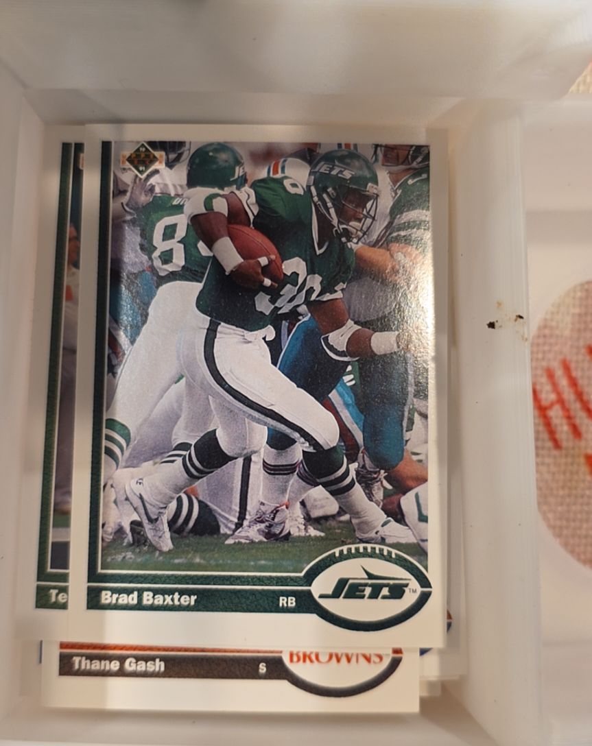 1991 Upper Deck #329 Brad Baxter — front
