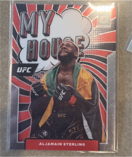 2022 Donruss Optic UFC #18 Aljamain Sterling My House — front