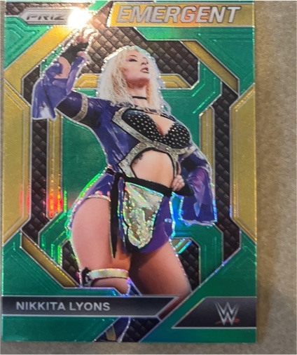 2024 Panini Prizm WWE #18 Nikkita Lyons Emergent — front