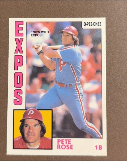 1984 O-Pee-Chee #300 Pete Rose — front