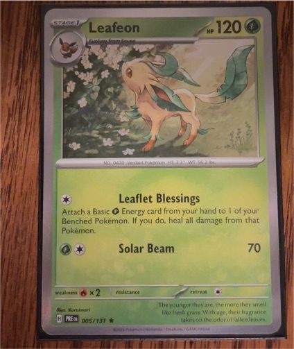2024 Pokémon #005 Leafeon — front