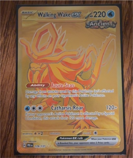 2022 Pokémon TCG Prismatic Evolutions #178 Walking Wake ex — front