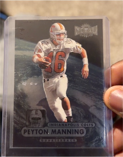 1998 Metal Universe #189 Peyton Manning — front