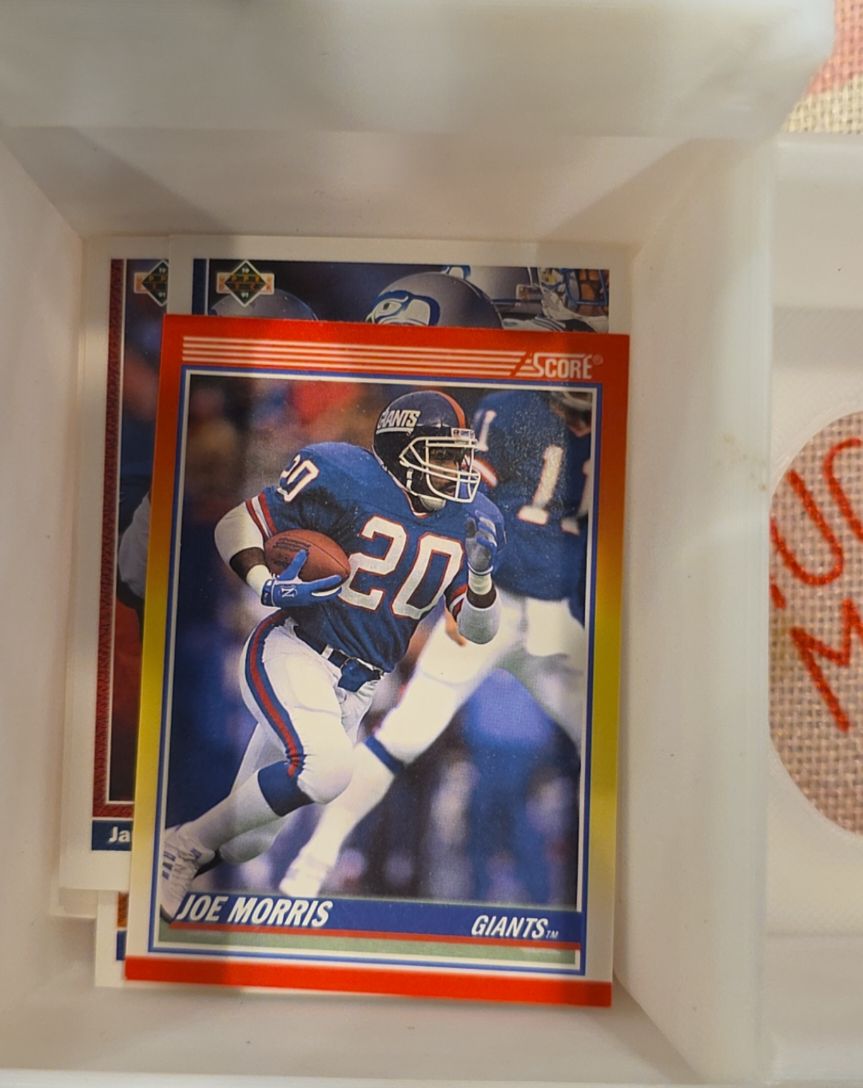 1990 Score #361 Joe Morris — front