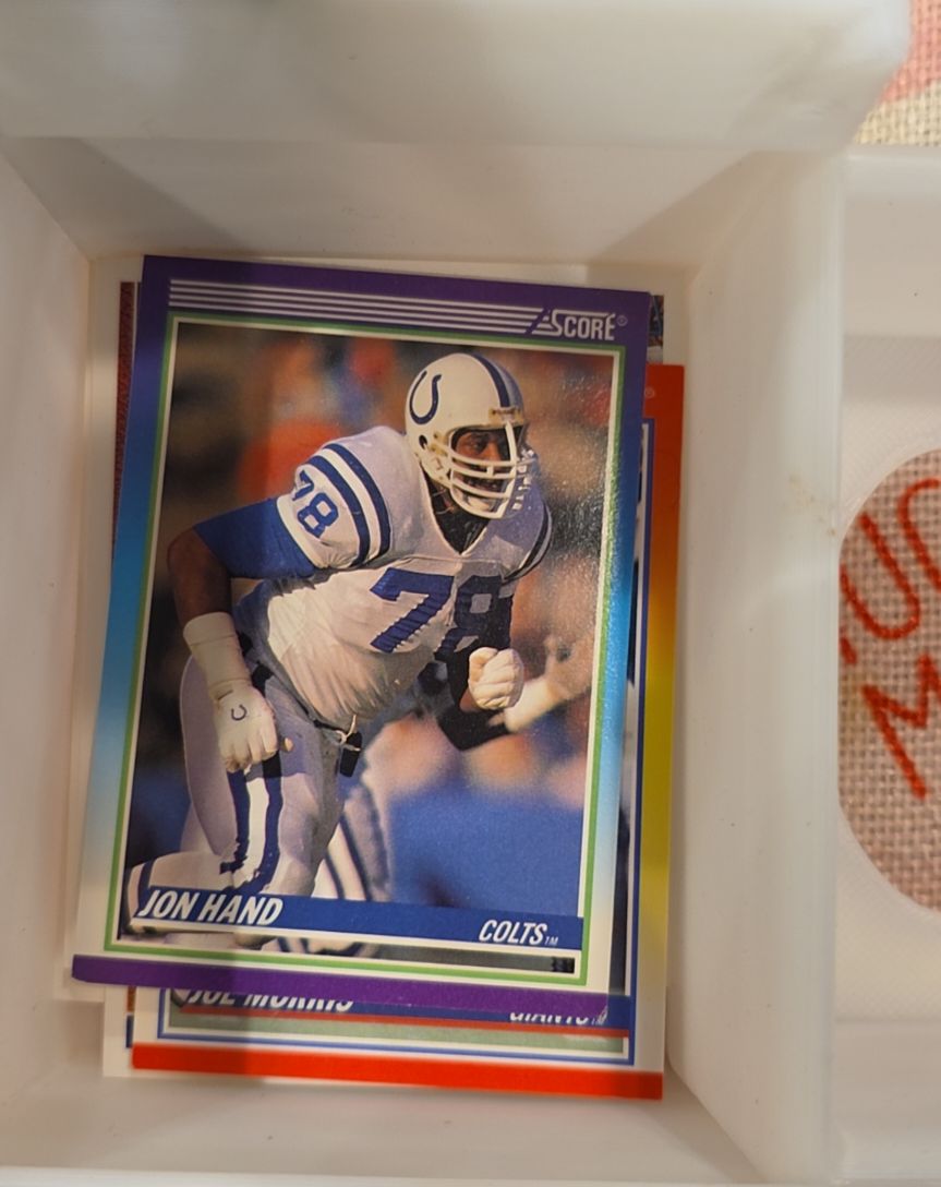 1990 Score #442 Jon Hand — front