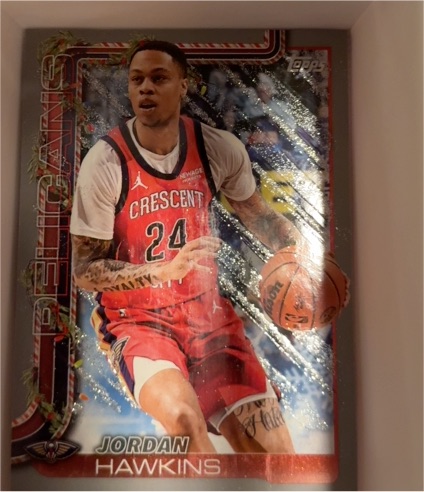 2025-26 Topps Holiday #H151 Jordan Hawkins — front