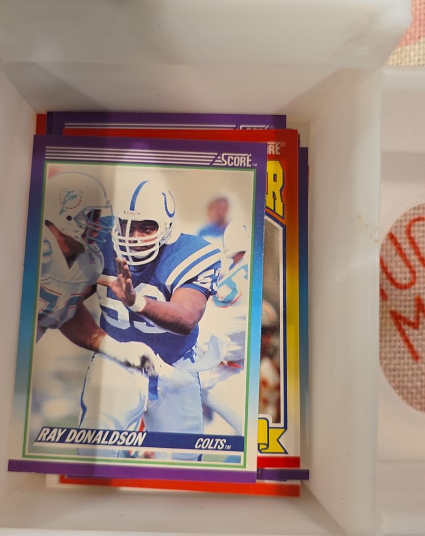 1990 Score #75 Ray Donaldson — front