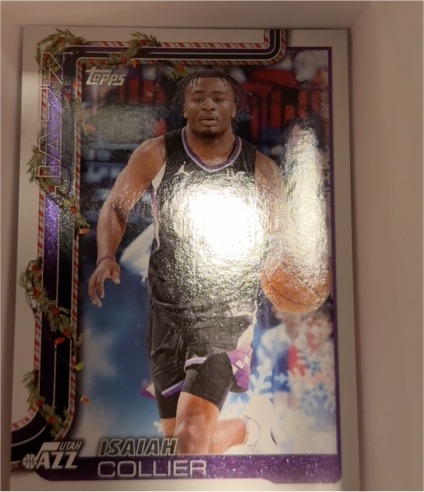 2025-26 Topps Holiday #H105 Isaiah Collier — front