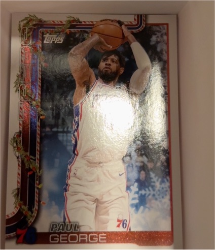 2023 Topps Holiday #23 Paul George — front