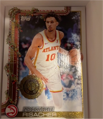 2025-26 Topps Holiday #H49 Zaccharie Risacher — front