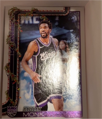2025-26 Topps Holiday #H131 Malik Monk — front