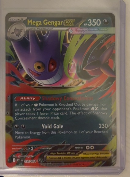 2025 Mega Gengar EX #056/094 — front