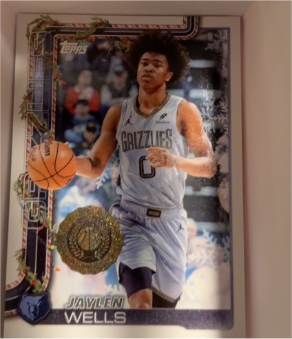 2025-26 Topps Holiday #H147 Jaylen Wells — front
