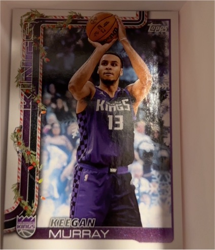 2025-26 Topps Holiday #H133 Keegan Murray — front