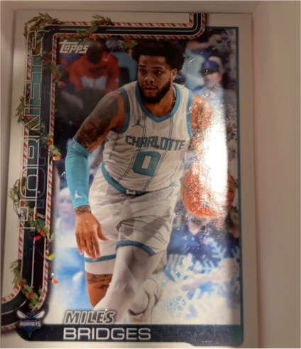 2025-26 Topps Holiday #H55 Miles Bridges — front