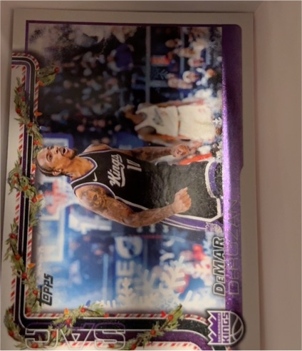 2025-26 Topps Holiday #H129 DeMar DeRozan — front