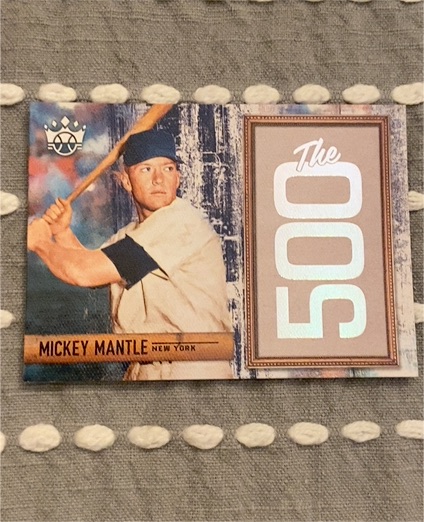 2018 Panini Diamond Kings The 500 #500-MM Mickey Mantle — front