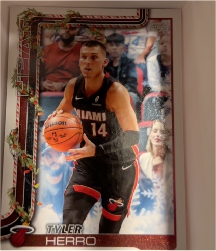 2025-26 Topps Holiday #H58 Tyler Herro — front
