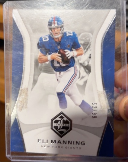 2018 Panini Limited #5 Eli Manning — front