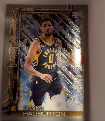 2025-26 Topps Holiday #H38 Tyrese Haliburton — front