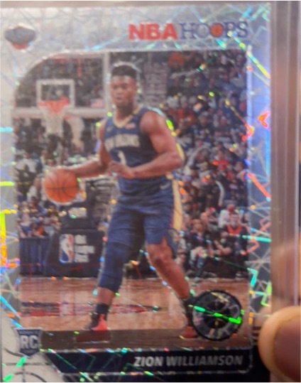 2019-20 Panini Hoops Premium Stock #258 Zion Williamson — front