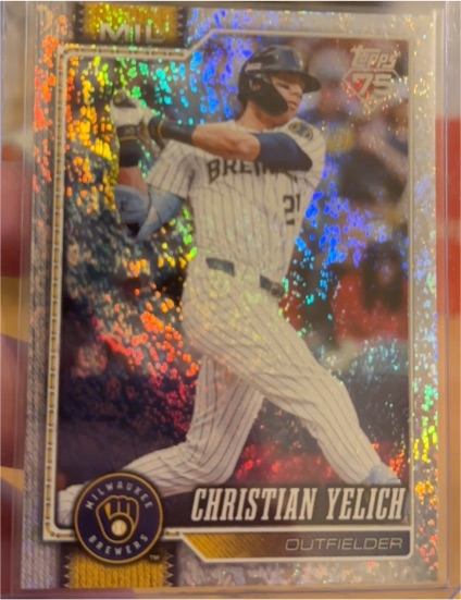 2026 Topps Series 1 #154 Christian Yelich — front