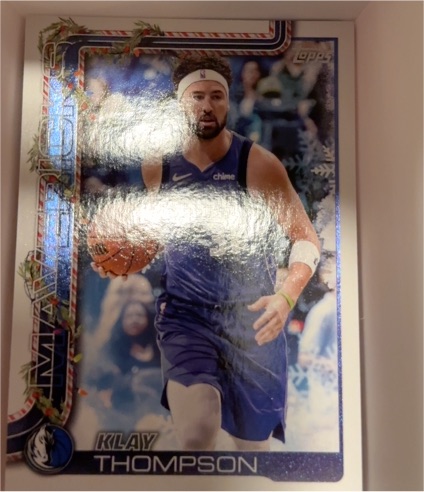 2025-26 Topps Holiday #H136 Klay Thompson — front