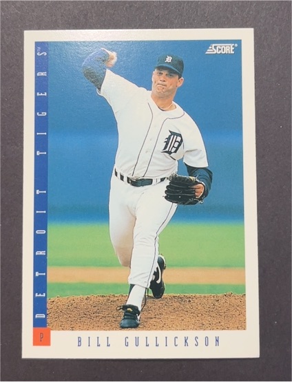 1993 Score #643 Bill Gullickson — front