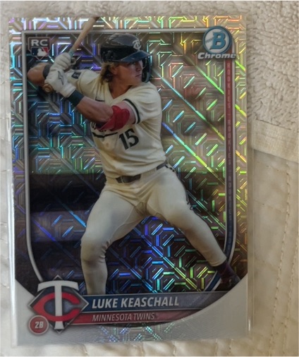 2025 Bowman Chrome #61 Luke Keaschall — front