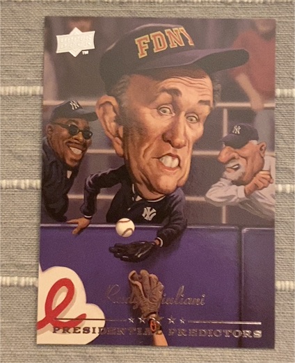 2008 Upper Deck Presidential Predictors #PP-1 Rudy Giuliani — front