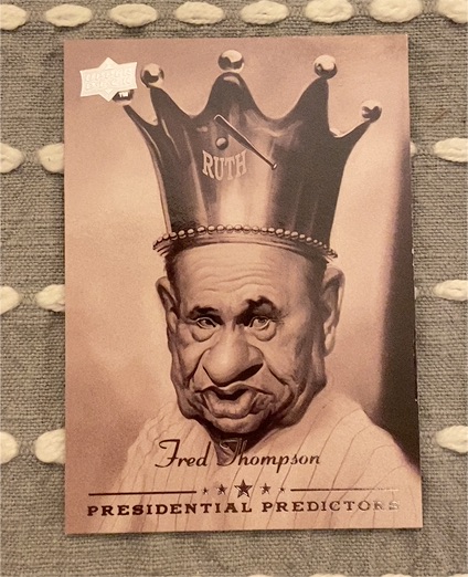 2008 Upper Deck Presidential Predictors #PP-6 Fred Thompson — front