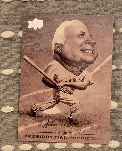 2008 Upper Deck Presidential Predictors #PP-3 John McCain — front
