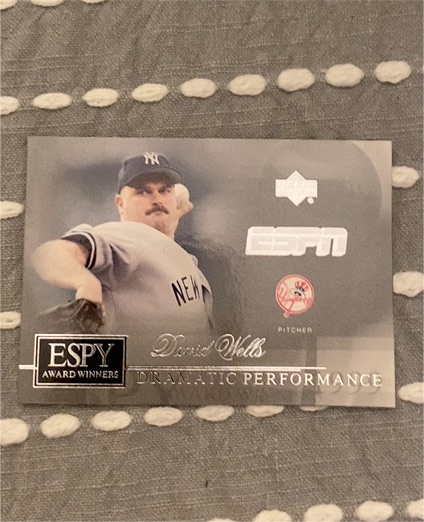 2005 Upper Deck ESPN ESPY Award Winners #AW-16 David Wells — front