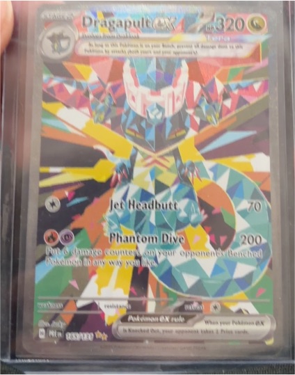 2025 Pokémon Prismatic Evolutions #165 Dragapult ex — front