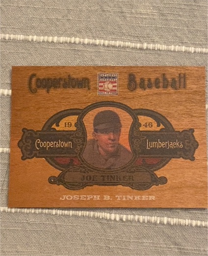 2013 Panini Cooperstown Collection Lumberjacks #unknown Joe Tinker — front